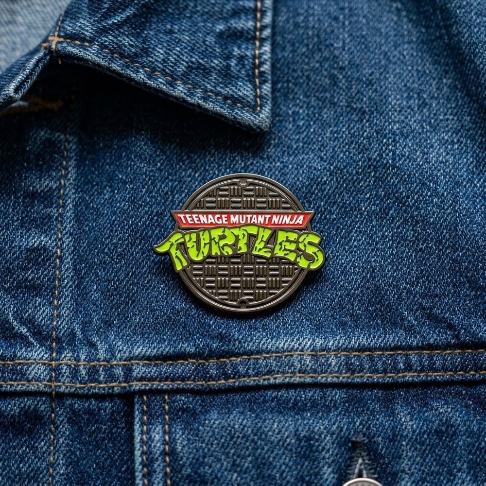 Teenage Mutant Ninja Turtles TMNT Loot Crate Enamel Pin Jan 2017 Origins Manhole